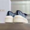 sy_no_87B0DE40554AD3BA52799C23678CD412_7 Dior Dark Blue Oblique Jacquard Platform Low-Top Sneaker
