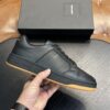 sy_no_87E1FFA6240443DBB8A6B72C8467E448_0 Saint Laurent Black Pebble-Leather SL61 Gum-Sole Low-Top Sneaker