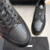 sy_no_87E1FFA6240443DBB8A6B72C8467E448_5 Saint Laurent Black Pebble-Leather SL61 Gum-Sole Low-Top Sneaker