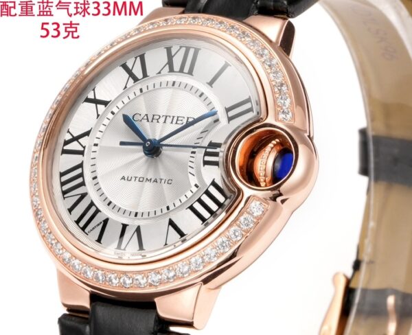sy_no_8987968D5D4196E6407EB3E16174A7B8_2 Cartier Ballon Bleu leather strap couple mechanical watch men's and women's watches