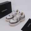 Chanel Wave-Panel Mesh Trainer White-Mesh-Silver-Metal