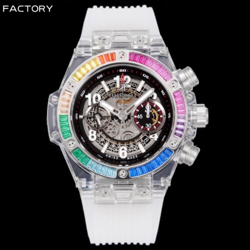 HUBLOT BIG BANG automatic mechanical movement waterproof men's watch Swiss watch 45mm silver dial