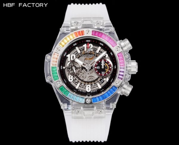 sy_no_8BE360E12C10D339A9224B32822721E5_0 HUBLOT BIG BANG automatic mechanical movement waterproof men's watch Swiss watch 45mm silver dial