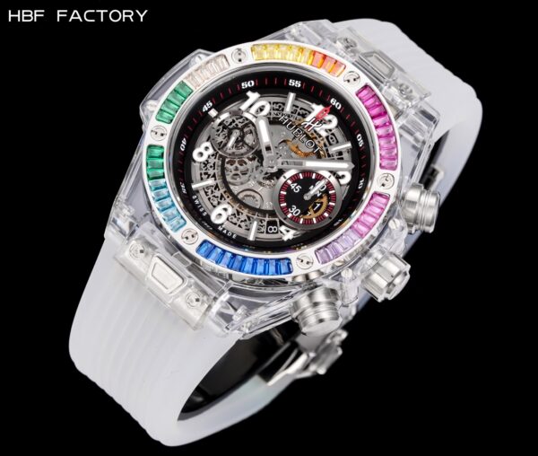 sy_no_8BE360E12C10D339A9224B32822721E5_3 HUBLOT BIG BANG automatic mechanical movement waterproof men's watch Swiss watch 45mm silver dial