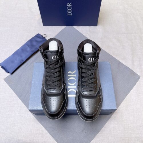Dior All-Black B27 High-Top Sneaker