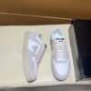sy_no_8CDEC9428F26A24FF38D4E22353BE8D5_3 Prada Off-White Suede and Leather Low-Top Casual Sneaker
