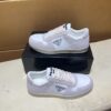 sy_no_8CDEC9428F26A24FF38D4E22353BE8D5_5 Prada Off-White Suede and Leather Low-Top Casual Sneaker