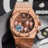 sy_no_8D2FC1E4EFABBE717E378F34E0B5713C_1 AUDEMARS PIGUET Audemars Piguet Royal Oak ROYAL OAK series automatic mechanical movement calendar function men's watch brown dial