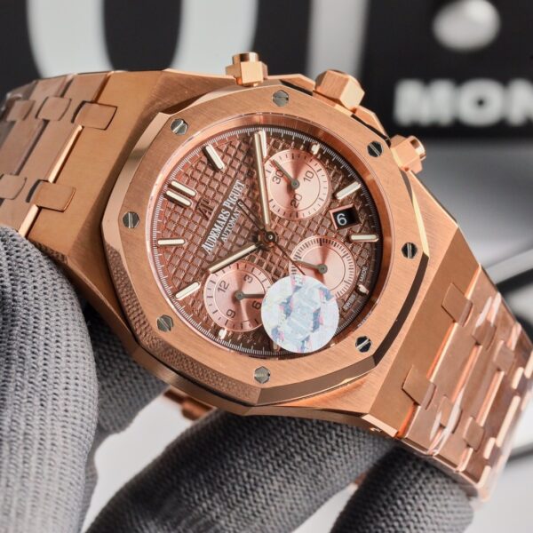 sy_no_8D2FC1E4EFABBE717E378F34E0B5713C_2 AUDEMARS PIGUET Audemars Piguet Royal Oak ROYAL OAK series automatic mechanical movement calendar function men's watch brown dial