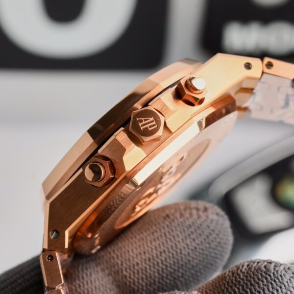 sy_no_8D2FC1E4EFABBE717E378F34E0B5713C_5 AUDEMARS PIGUET Audemars Piguet Royal Oak ROYAL OAK series automatic mechanical movement calendar function men's watch brown dial