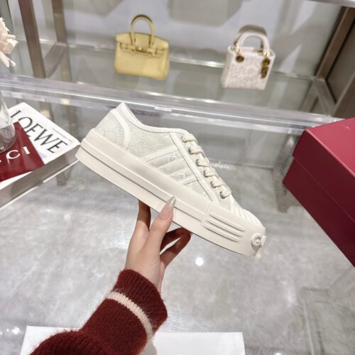sy_no_8E50D72DCD9A66B7E2BBEC9C5688F278_0 Gucci MAC8 GG Canvas Sneaker in Off-White