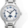 sy_no_8F3472004D3F6DDFF80105D211A06E3E_1 LONGINES Longines Heart Moon Series Automatic Mechanical Movement Starry Watch 30m Waterproof Women's Watch Swiss Watch 34mm White Dial Stainless Steel Case