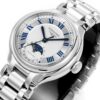 sy_no_8F3472004D3F6DDFF80105D211A06E3E_2 LONGINES Longines Heart Moon Series Automatic Mechanical Movement Starry Watch 30m Waterproof Women's Watch Swiss Watch 34mm White Dial Stainless Steel Case