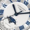 sy_no_8F3472004D3F6DDFF80105D211A06E3E_4 LONGINES Longines Heart Moon Series Automatic Mechanical Movement Starry Watch 30m Waterproof Women's Watch Swiss Watch 34mm White Dial Stainless Steel Case