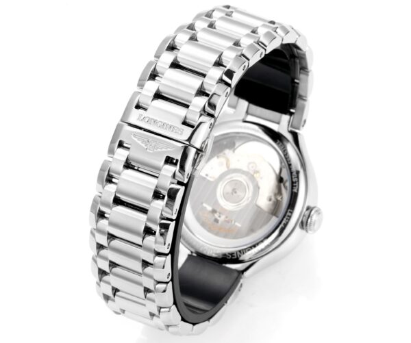 sy_no_8F3472004D3F6DDFF80105D211A06E3E_7 LONGINES Longines Heart Moon Series Automatic Mechanical Movement Starry Watch 30m Waterproof Women's Watch Swiss Watch 34mm White Dial Stainless Steel Case