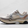 sy_no_8F6FD2FC3B0124FB9B5D164701EF853B_2 Chanel Beige, Rose Gold & Silver Chunky Sneaker with Interlocking CC Logo