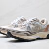 sy_no_8F6FD2FC3B0124FB9B5D164701EF853B_3 Chanel Beige, Rose Gold & Silver Chunky Sneaker with Interlocking CC Logo