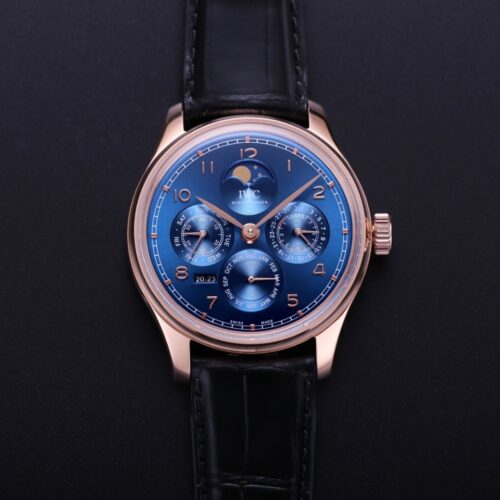 sy_no_8F98440DD288F5227E15521C4351B136_0 IWC Portugal series automatic mechanical movement 30 meter waterproof men's watch Swiss watch blue dial