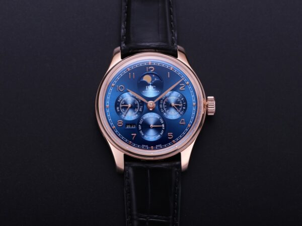 IWC Portugal series automatic mechanical movement 30 meter waterproof men's watch Swiss watch blue dial