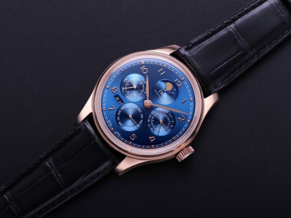 IWC Portugal series automatic mechanical movement 30 meter waterproof men's watch Swiss watch blue dial