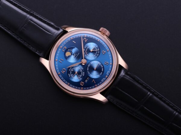 IWC Portugal series automatic mechanical movement 30 meter waterproof men's watch Swiss watch blue dial