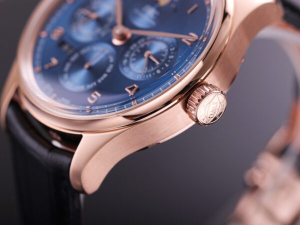 IWC Portugal series automatic mechanical movement 30 meter waterproof men's watch Swiss watch blue dial