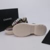 Chanel Wave-Panel Mesh Trainer Brown-Mesh-Burgundy-Metal