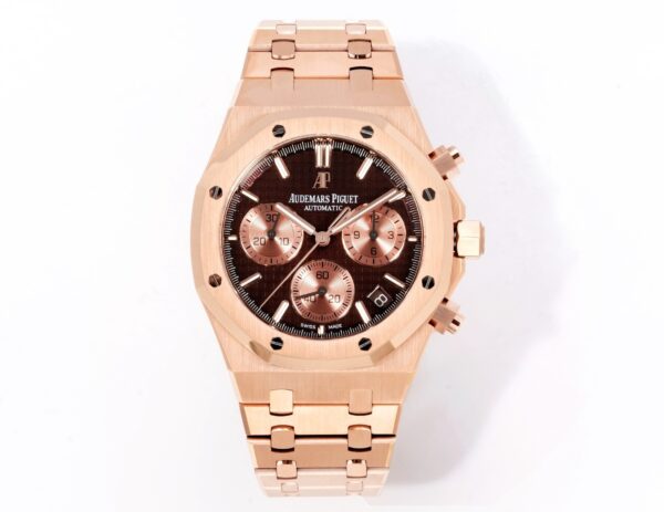 sy_no_935DB623A6FFE8FD2A3AEFC24C83B146_0 AUDEMARS PIGUET Royal Oak ROYAL OAK series automatic mechanical movement calendar function brown dial