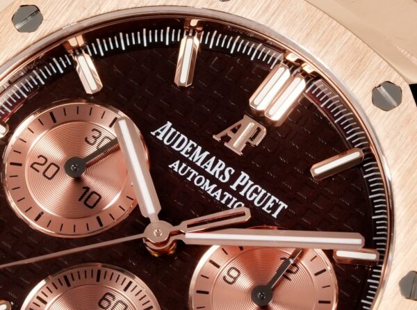 sy_no_935DB623A6FFE8FD2A3AEFC24C83B146_3 AUDEMARS PIGUET Royal Oak ROYAL OAK series automatic mechanical movement calendar function brown dial