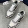 Dior Grey Leather Oblique Patch Low Sneaker