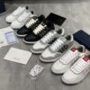Dior Grey Leather Oblique Patch Low Sneaker