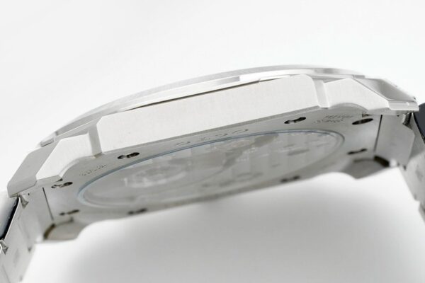 sy_no_94139CD019428B9C3E4BA89B3F6C06EF_5 BVLGARI Watch Automatic Mechanical Movement Stainless Steel Strap White Dial