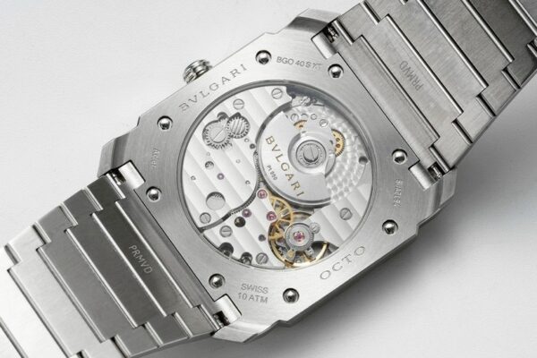 sy_no_94139CD019428B9C3E4BA89B3F6C06EF_6 BVLGARI Watch Automatic Mechanical Movement Stainless Steel Strap White Dial