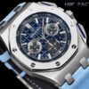 sy_no_956525168CBCE83980C9584615B9F5F8_2 AUDEMARS PIGUET Royal Oak Offshore Series Automatic Mechanical Movement 100m Waterproof Men's Watch Swiss Watch 42mm Blue Dial