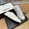 sy_no_95AAA00071716AF974097CC588FB913A_2 Chanel 24P All-White Waxed-Leather Platform Low-Top Sneaker with Gold-Tone CC Logo
