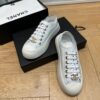 sy_no_95AAA00071716AF974097CC588FB913A_6 Chanel 24P All-White Waxed-Leather Platform Low-Top Sneaker with Gold-Tone CC Logo