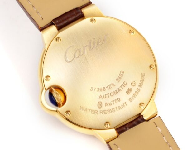 Cartier Ballon Bleu leather strap couple mechanical watch men's and women's watches