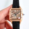 sy_no_966B24966E5F02C7D7158810E5DBA100_2 Cartier Santos automatic mechanical movement, fashionable and versatile, unisex Swiss watch with hollowed out dial and gold case