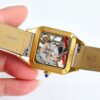 sy_no_966B24966E5F02C7D7158810E5DBA100_7 Cartier Santos automatic mechanical movement, fashionable and versatile, unisex Swiss watch with hollowed out dial and gold case