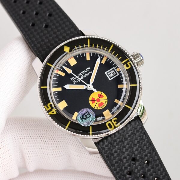 BLANCPEIN Fifty Fathoms Series FIFTY FATHOS Automatic Mechanical Movement Waterproof Watch Date Display