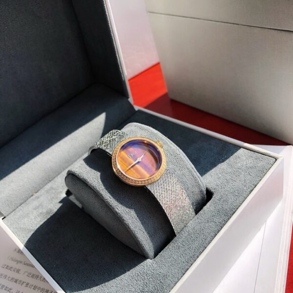 sy_no_9B7EF1AF3D810696F13BE78056AB6425_2 DIOR watch quartz movement stainless steel strap 25mm women's watch 50m waterproof