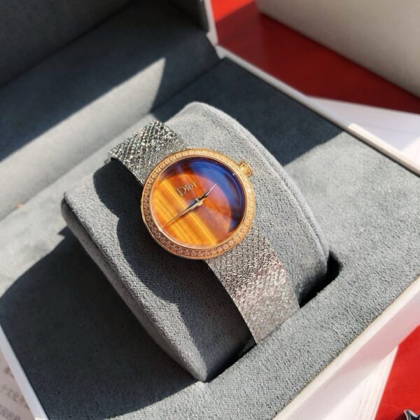 sy_no_9B7EF1AF3D810696F13BE78056AB6425_3 DIOR watch quartz movement stainless steel strap 25mm women's watch 50m waterproof
