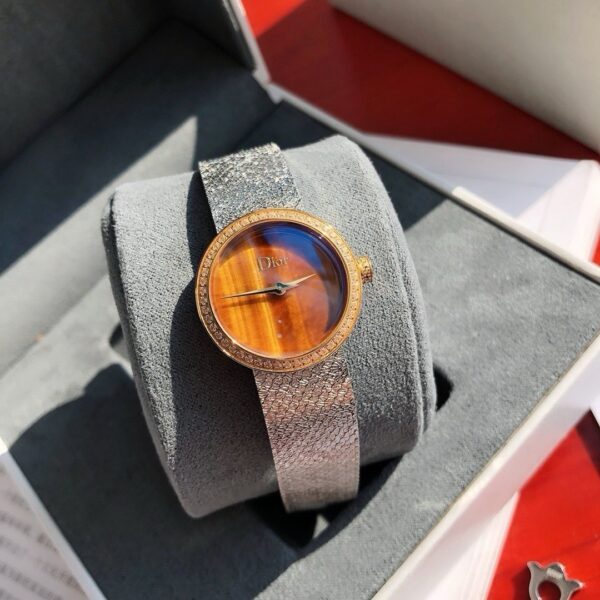 sy_no_9B7EF1AF3D810696F13BE78056AB6425_4 DIOR watch quartz movement stainless steel strap 25mm women's watch 50m waterproof