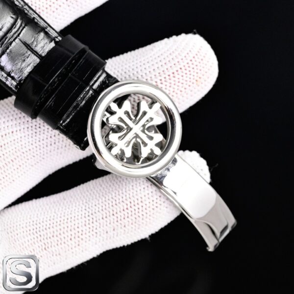 sy_no_9B96BB4FFF3AA88694DADE047415A48A_8 Patek Philippe Complications Collection White Gold Automatic Men's Watch 5146G-010