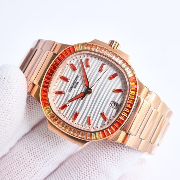 sy_no_9C14300FB7D46AEE5C60A1967C4299C6_4 Patek Philippe Sport Elegance NAUTILUS Series Automatic Mechanical Gold Dial