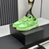 sy_no_9CB5BEE8ABA61F8C589116BE176AAFC3_0 Chanel Vibrant Green Leather Low-Top Sneaker with Tonal CC Logo and Matching Sole