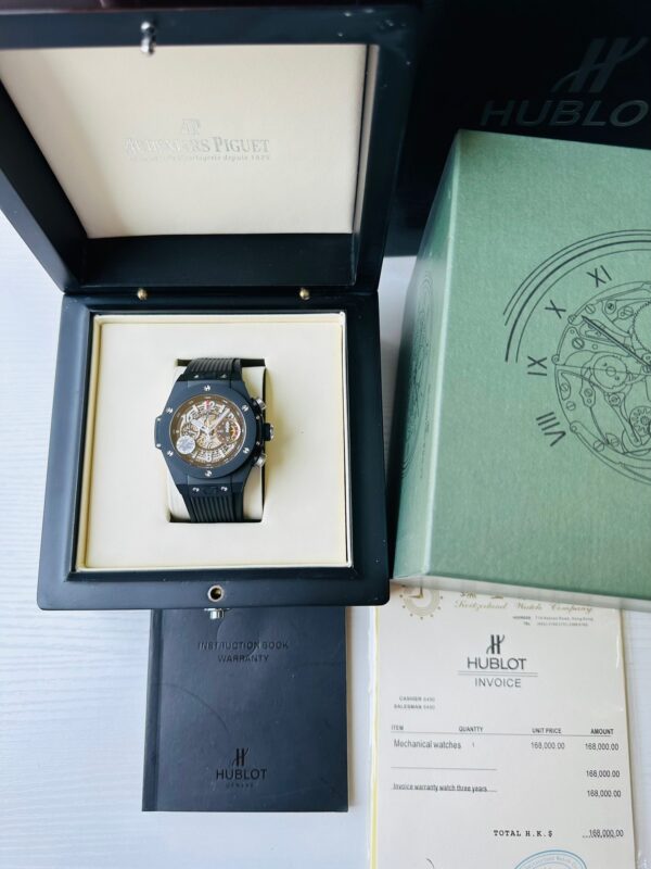 HUBLOT BIG BANG automatic mechanical movement European Champions League date display timing men's watch Swiss watch 42mm
