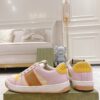sy_no_9CFBFCCAAE979CAC222E5DD26CD60184_3 Gucci MAC8 Leather Sneaker in Pink & Yellow with Web Stripe
