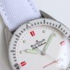 BLANCPEIN automatic mechanical movement 300 meter waterproof heart-shaped pointer women's watch Swiss watch 38mm white dial stainless steel case canvas strap