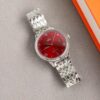 OMEGA Omega Deoxy Series Elegant Automatic Mechanical Movement 30-Meter Water Resistance Men's Watch Swiss Made 41mm Red Dial